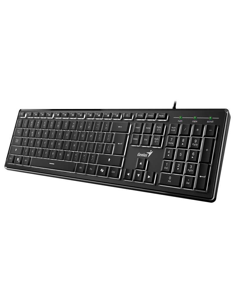 SlimStar 820 Wireless USB YUcrna tastatura GENIUS - 1