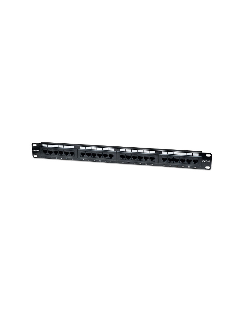 Patch panel Manhattan 513555 19"/1U Cat5e/24 port - 1 Patch panel Manhattan 513555 19"/1U Cat5e/24 port - 1