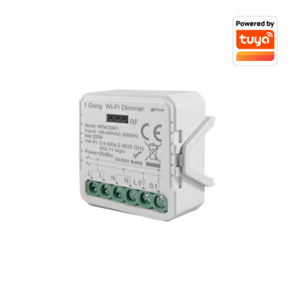 Wi-Fi smart prekidač-modul dimer, 1x200W  - 1