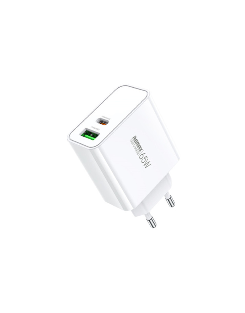 Kućni punjač Remax RP-U125 Kiddy 1 x USB3.0 + 1 x TIP C 65W  - 1