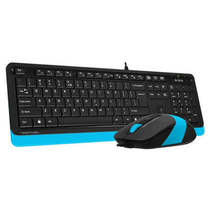 F1010 FSTYLER USB US plava tastatura + USB plavi miš A4 TECH - 1