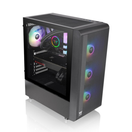 Kućište Thermaltake S200 TG ARGB/Black/Win/SPCC/Temp.Glass/120mm ARGB/bez PSU  - 1