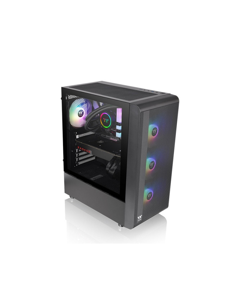 Kućište Thermaltake S200 TG ARGB/Black/Win/SPCC/Temp.Glass/120mm ARGB/bez PSU  - 1