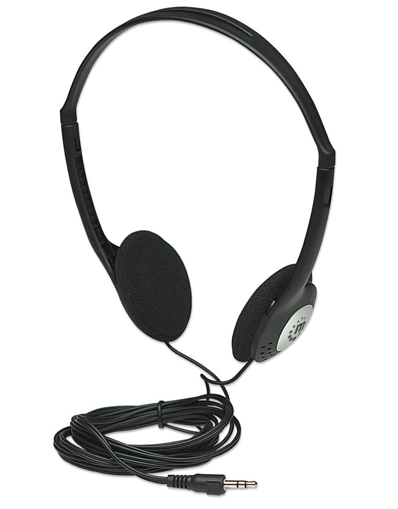 Slušalice Manhattan Stereo 177481, 2x3.5mm black - 1 Slušalice Manhattan Stereo 177481, 2x3.5mm black - 1