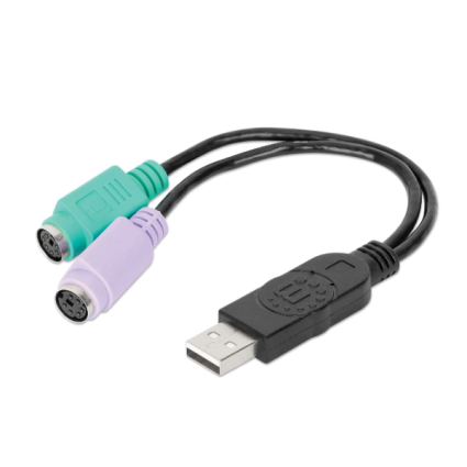 USB adapter Manhattan 179027 USB 2.0 - 2x PS/2  - 1