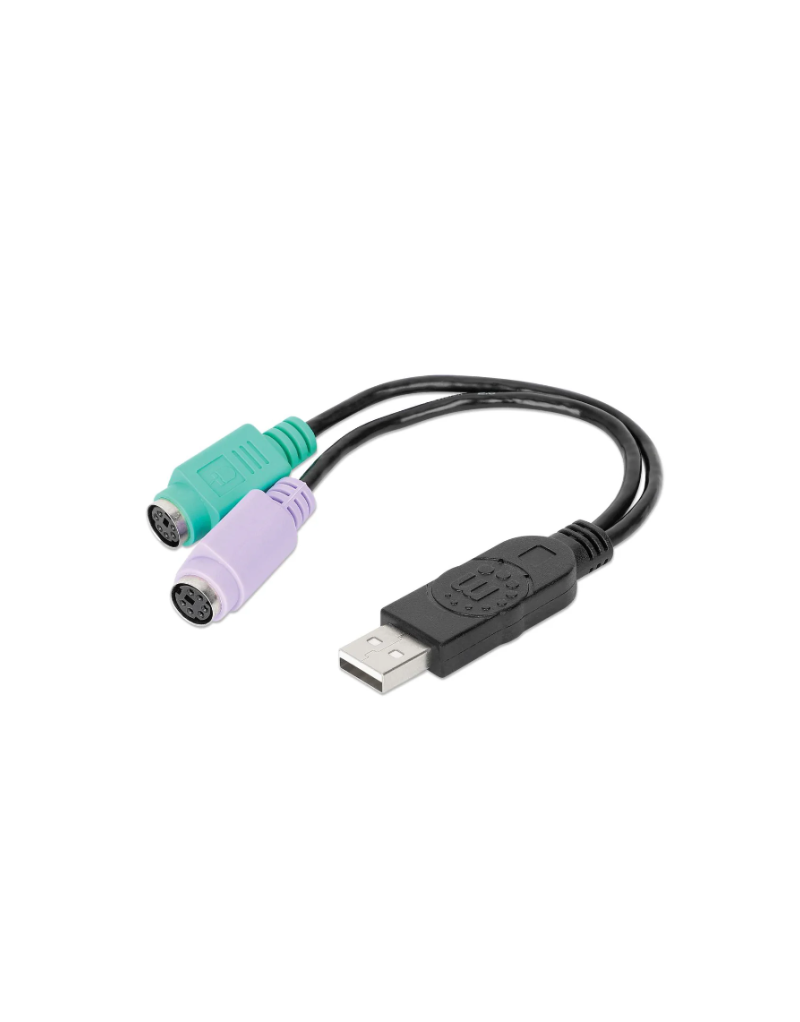 USB adapter Manhattan 179027 USB 2.0 - 2x PS/2  - 1