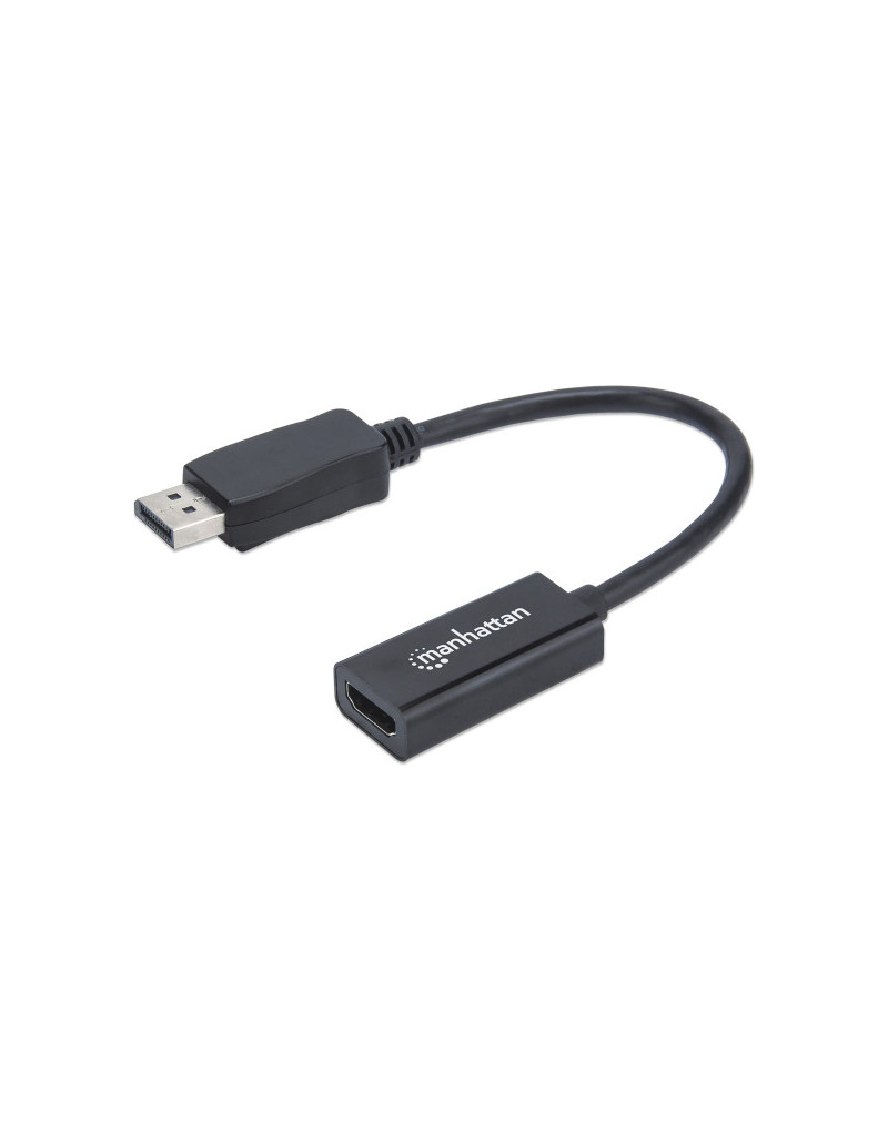 Adapter Manhattan 151634 DisplayPort/M - HDMI/F 1080p Crni  - 1