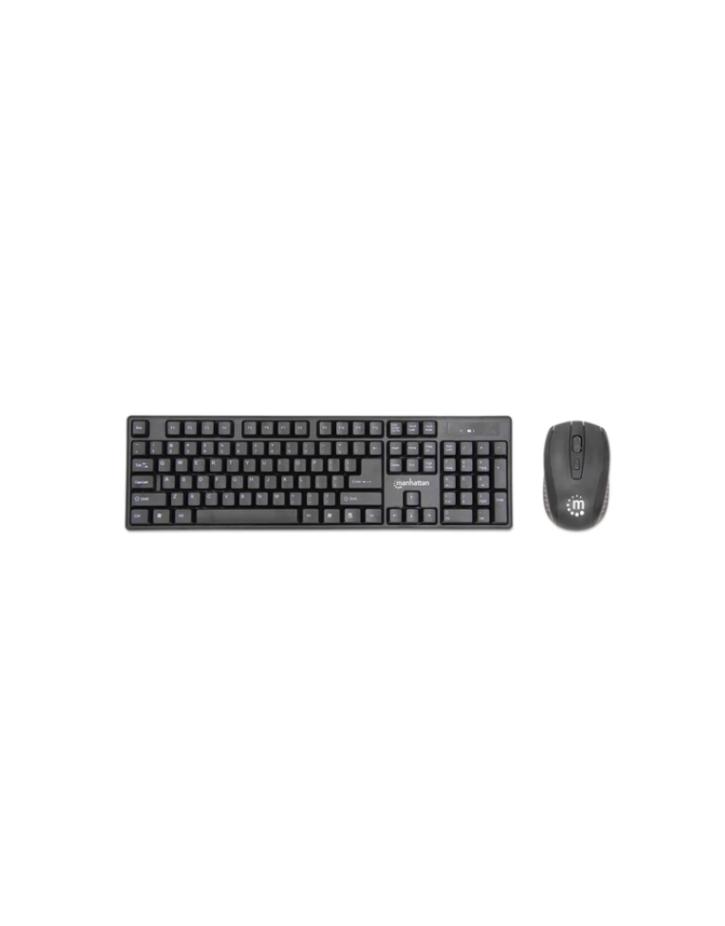 Tastatura+miš Wireless Manhattan 178990 YU, black  - 1