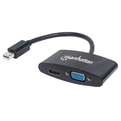 Adapter Manhattan 152709 Mini DisplayPort/M - HDMI/VGA F Crni  - 1