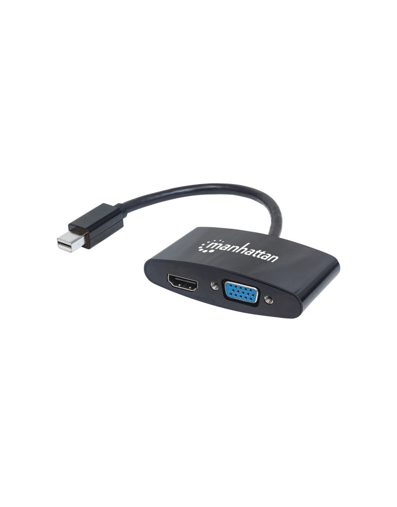 Adapter Manhattan 152709 Mini DisplayPort/M - HDMI/VGA F Crni  - 1