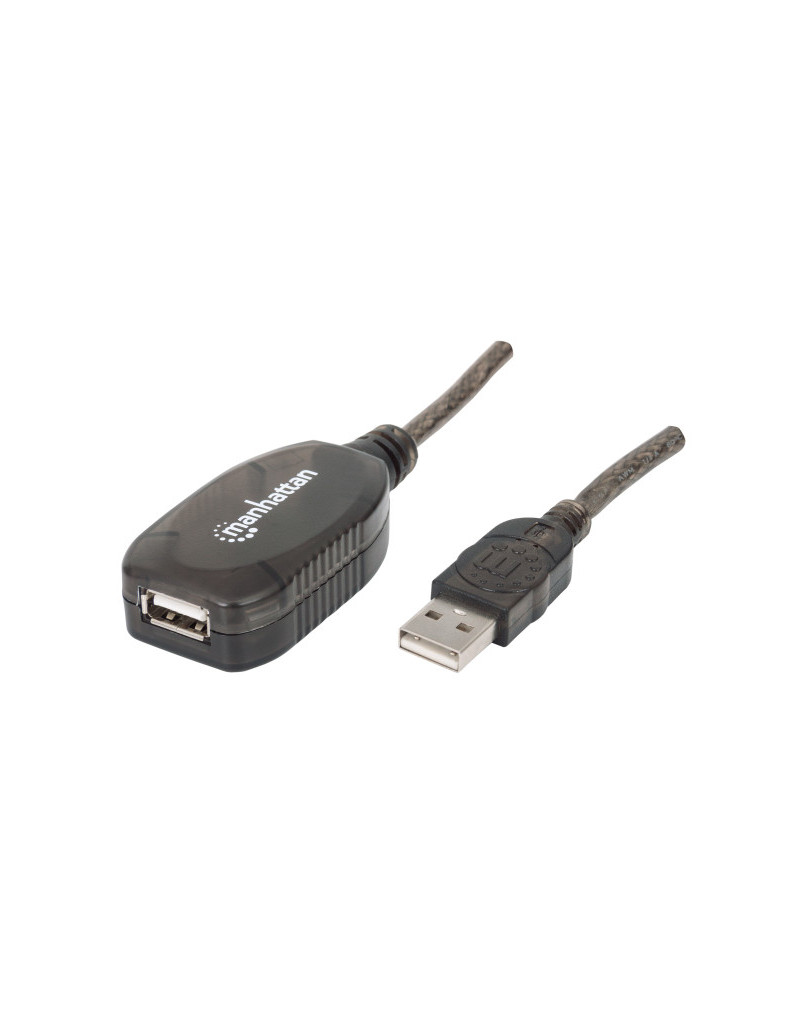 Kabl Manhattan 150958 USB-A M/F 2.0/480Mbps/produžni aktivni/20m  - 1