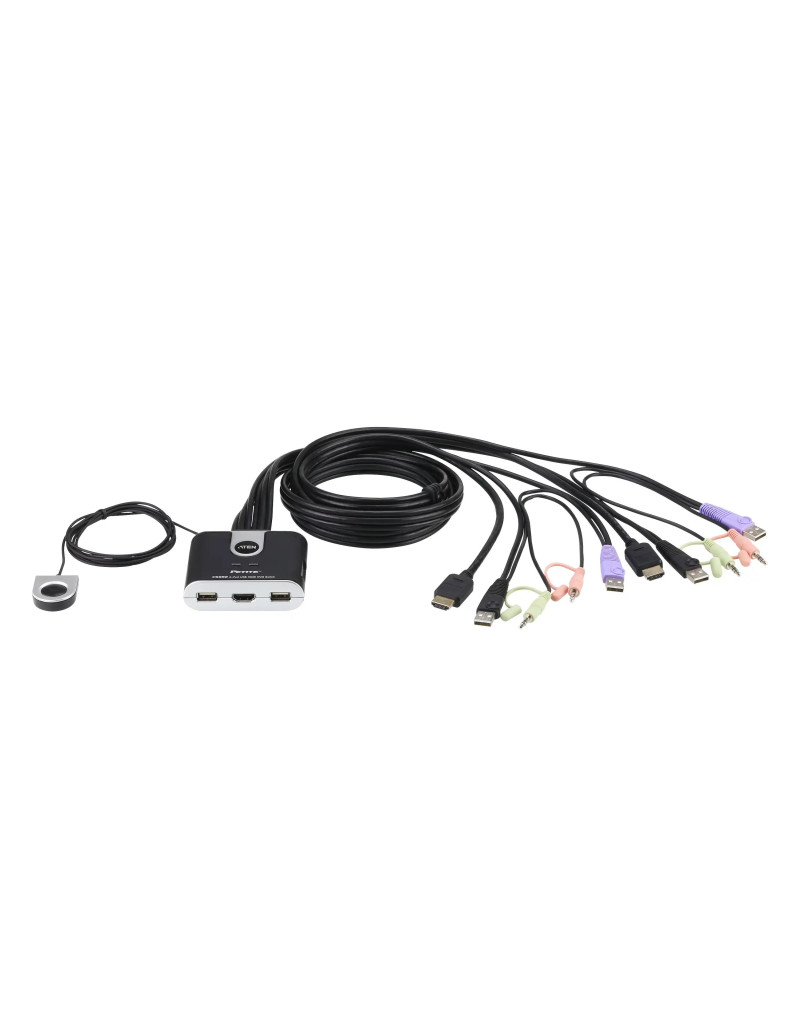 KVM Switch Aten CS692 2-Port USB/3xHDMI/6xUSB/3xAudio  - 1