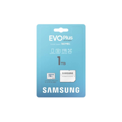 Memorijska kartica EVO PLUS MicroSDXC 1TB class 10 + SD Adapter MB-MC1T0SA SAMSUNG - 1