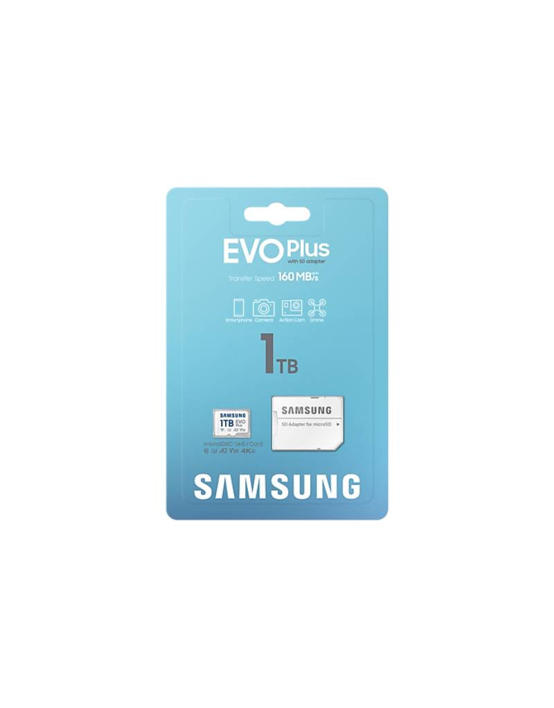 Memorijska kartica EVO PLUS MicroSDXC 1TB class 10 + SD Adapter MB-MC1T0SA SAMSUNG - 1