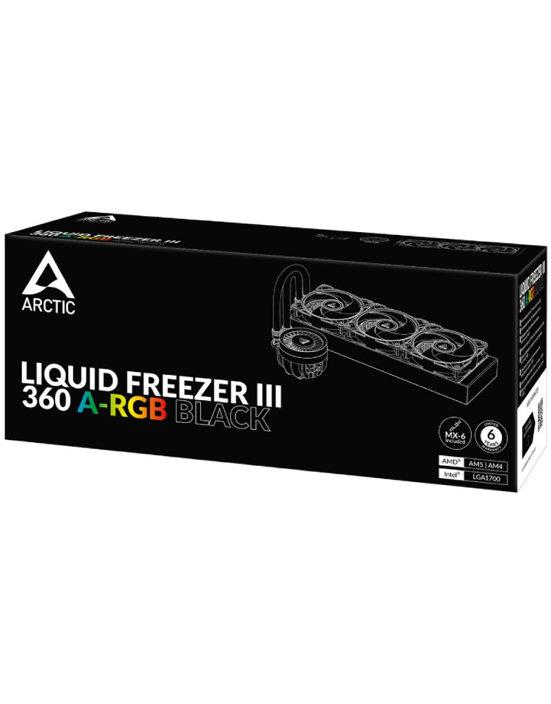 Liquid Freezer III 360 A-RGB Black vodeno hlađenje (ACFRE00144A) ARCTIC - 1