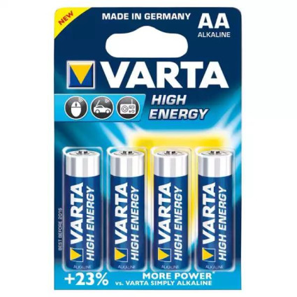 Baterija Varta LR6 High Energy AA, nepunjiva 1/4  - 1