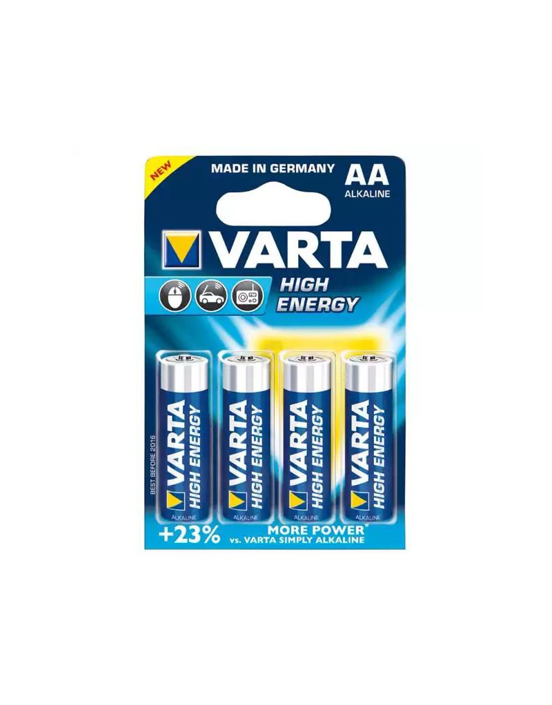 Baterija Varta LR6 High Energy AA, nepunjiva 1/4  - 1