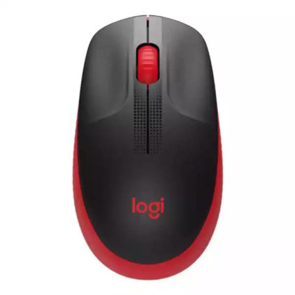 Bežični miš Logitech M190 1000dpi, crveni  - 1