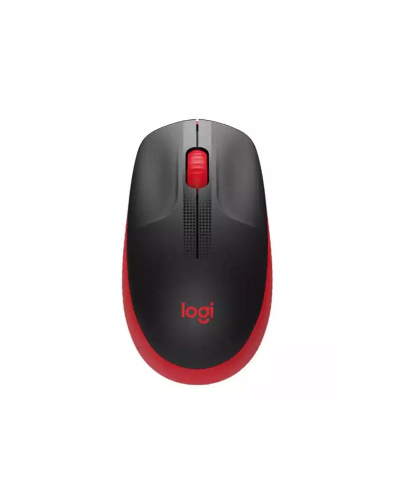 Bežični miš Logitech M190 1000dpi, crveni  - 1