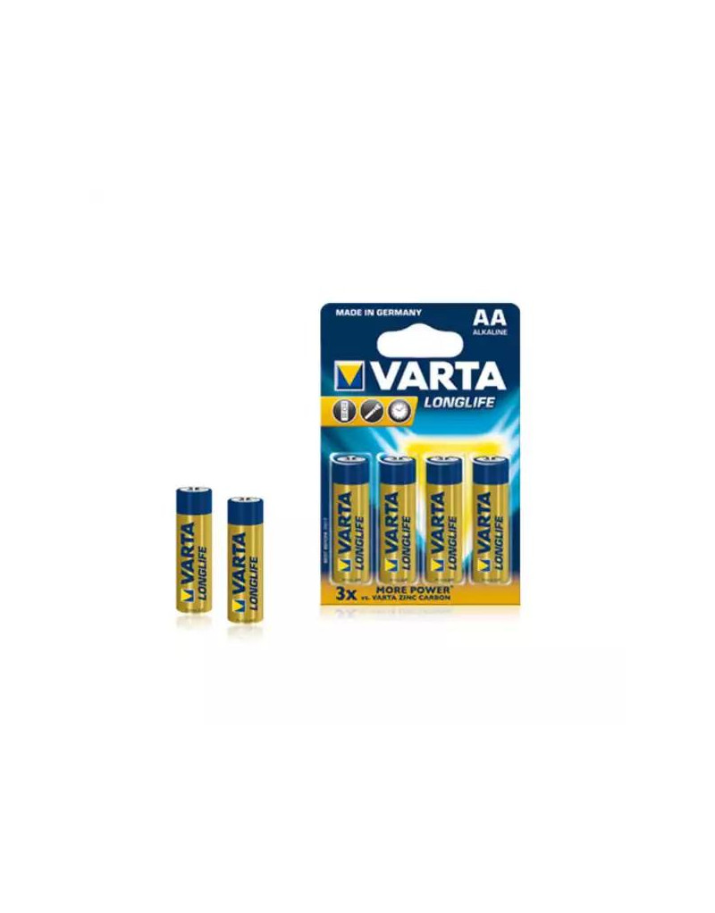 Baterija Varta LR6 Longlife AA, nepunjiva 1/4  - 1