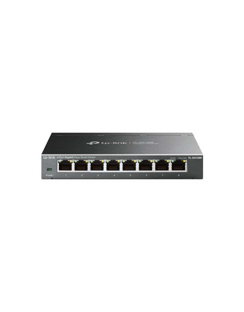 Switch TP-LINK TL-SG108E Gigabit 10/100/1000Mbps - 1 Switch TP-LINK TL-SG108E Gigabit 10/100/1000Mbps - 1