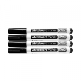 Board marker 2x3 AS104B - set 4 crna markera