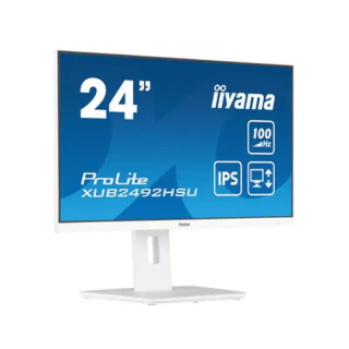 Monitor 24 Iiyama XUB2492HSU-W6 1920x1080/Full HD IPS/100Hz/4ms/HDMI/DP/USB/Zvučnici/beli