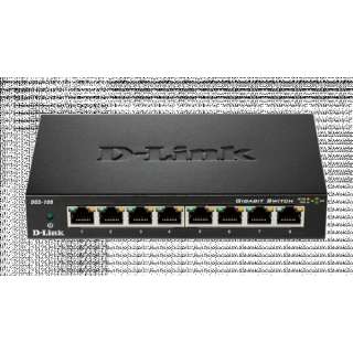 LAN Switch D-Link DGS-108GL/E 10/100/1000Mbps 8port Metal Gigabit