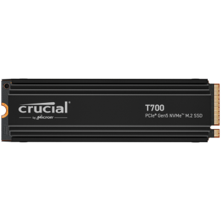 Crucial T700 4TB PCIe Gen5 NVMe M.2 SSD with heatsink