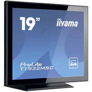 IIYAMA Monitor LED T1932MSC-B1S 19’’ 10pt IPS TOUCH 1280 x 1024 14ms 250 cd/m² projective capacitive IP54 VGA HDMI DP