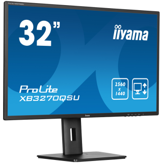 IIYAMA Prolite XB3270QSU-B1 Business Monitor - 80 cm (31.5''), WQHD (2560x1440), IPS LED, 100Hz, 3ms, 250 cd/m², matte / black