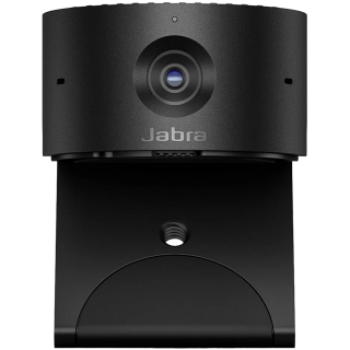 JABRA PanaCast 20, Premium AI-powered 4K Ultra HD video quality, AI-driven Intelligent Zoom, Intelligent Lighting Optimization, P-n-P, Powerful on-board AI processor, Integrated privacy cover, Clips to any monitor, with protective case, Plug&Play