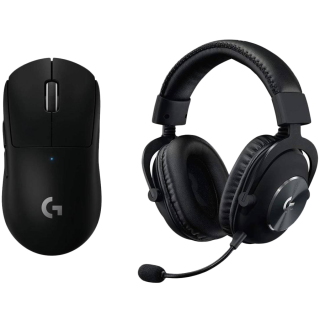 LOGITECH G PRO X Wireless LIGHTSPEED Gaming Mouse and headset - BLACK - 2.4GHZ/BT - EMEA29-953