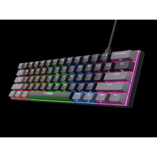 Tastatura TRUST GXT867 ACIRA 60% MINI/mehanicka/Gaming/ US/crna