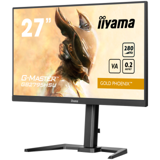 27inch Fast VA Gaming G-Master Gold Phoenix Free Sync Premium 1920x1080 at280Hz 300cd 4000:1 HDMI DP Speakers USB Black Tuner 15cm Height Stand