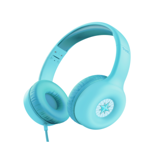 Slušalice TRUST NOUNA KIDS/3,5mm/sticker set/plava