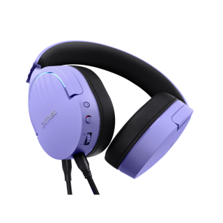 Slušalice TRUST GXT490P FAYZO 7.1/ USB/ljubicasta