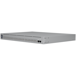 Ubiquiti 24-port, Layer 3 Etherlighting™ switch, 8 х 2.5 GbE PoE++ ports, 16 х GbE RJ45 ports including (8) PoE+ and (8) PoE++, 2 х 10G SFP+ ports