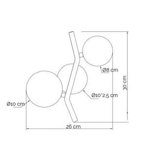 Zidna lampa 2xG9