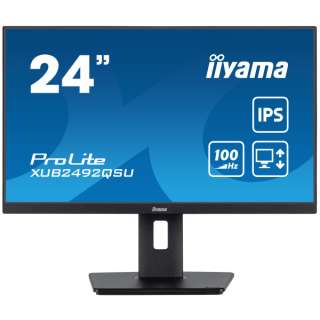 Monitor 23.8" Iiyama XUB2492QSU-B1 IPS 2560x1440/100Hz/0.5ms/HDMI/DP/USB/zvučni
