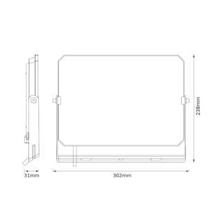 OSRAM LED reflektor 100W 4000K