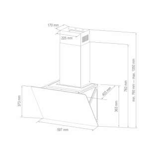 Aspirator CYCLONE crni 105W