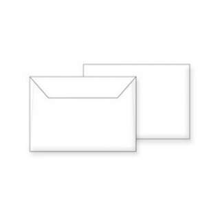 Koverta B6 123x175mm bela samolepljiva