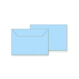 Koverta B6 125x176mm plava samolepljiva