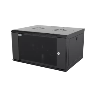 6U/19 rek orman nazidni Mirsan WTC06U45MN 565mmx450mmx310mm Crni