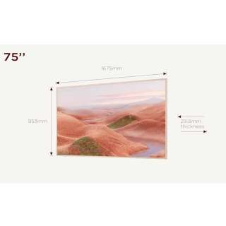 Televizor TCL 75A300W/QLED/75"/4K UHD/144Hz/Matte Screen/"Ai" Art/Google TV/frame