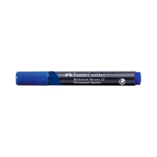Permanent Marker Faber Castell Winner plavi obli 453353