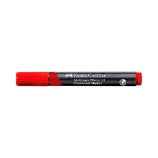 Permanent Marker Faber Castell Winner crveni obli 453323