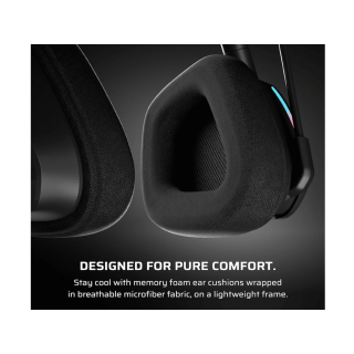 Slušalice CORSAIR VOID BEŽICNE/CA-9011379-WW/GAMING/verzija 2/crna