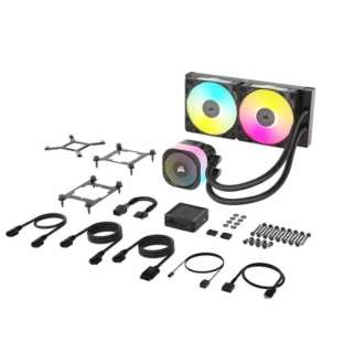 Kuler za CPU CORSAIR iCUE LINK TITAN 240 RX/RGB/AIO/240mm/dual fan/vodeno hladenje/crna